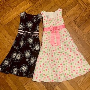 2 girls summer dresses- size 6